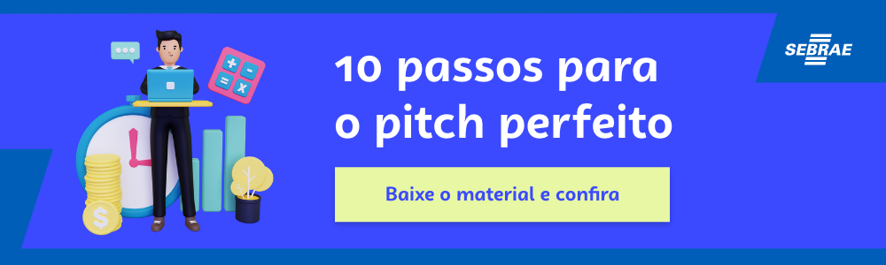 banner para material com os 10 passos para o pitch perfeito