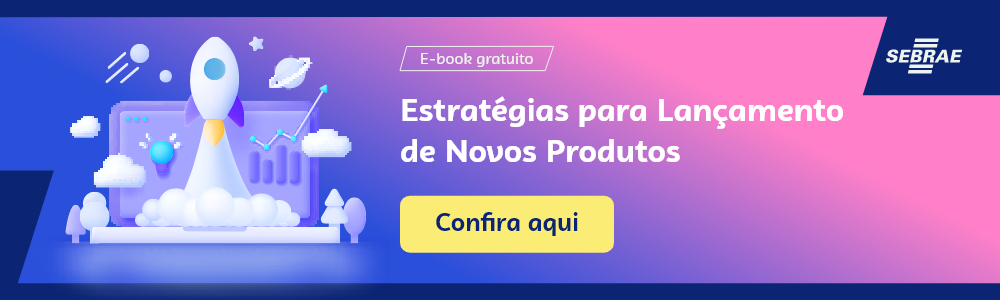 Imagem blog do Sebrae RS com link para baixar o ebook :Estratégias para Lançamento de Novos Produtos