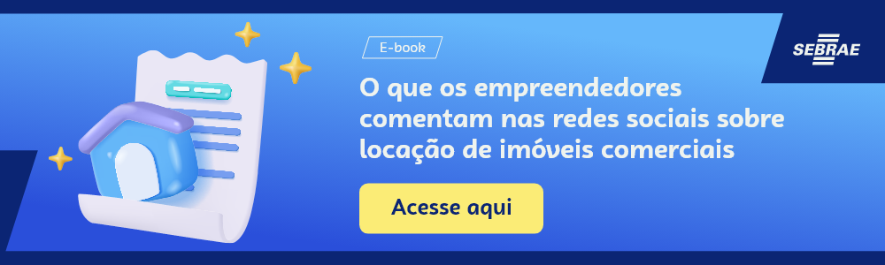 Imagem blog do Sebrae RS com link para acessar o ebook O que os empreendedores comentam nas redes sociais sobre locação de imóveis comerciais