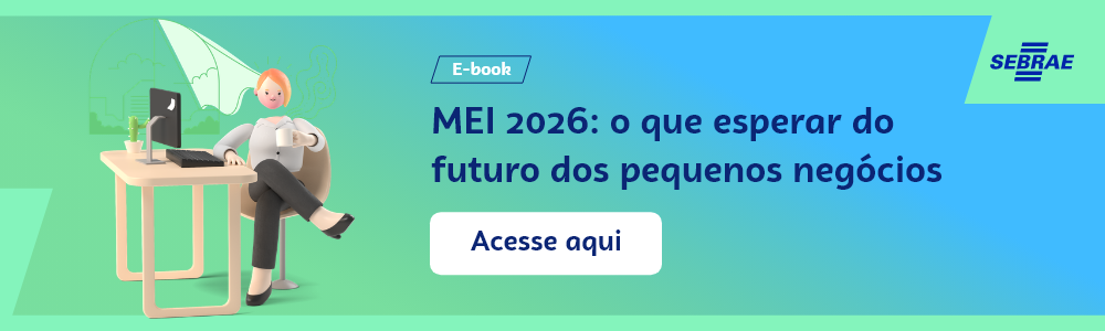 Imagem blog do Sebrae RS com link para acessar o ebook MEI 2026: o que esperar do futuro dos pequenos negócios