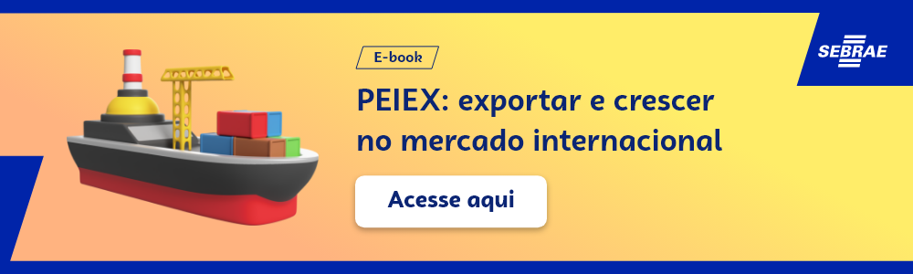 Imagem blog do Sebrae RS com link para acessar o programa PEIEX: exportar e crescer no mercado internacional