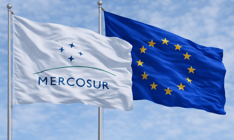Imagem destaque do blog post do Sebrae RS Acordo Mercosul–União Europeia: como afeta os pequenos negócios