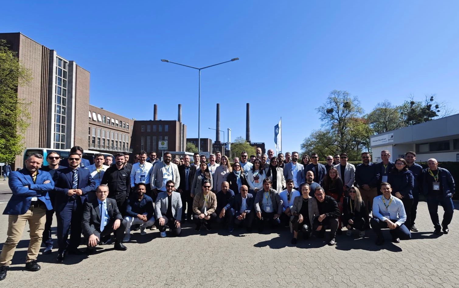 Imagem da Equipe presente na Missão Internacional Hannover Messe 2026.
